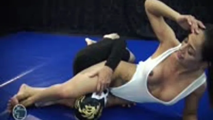 Wrestling Fetish Fantasy - Budapest Wrestling Session - Nomi Melone vs Black Grappler, full movie, 720wmv