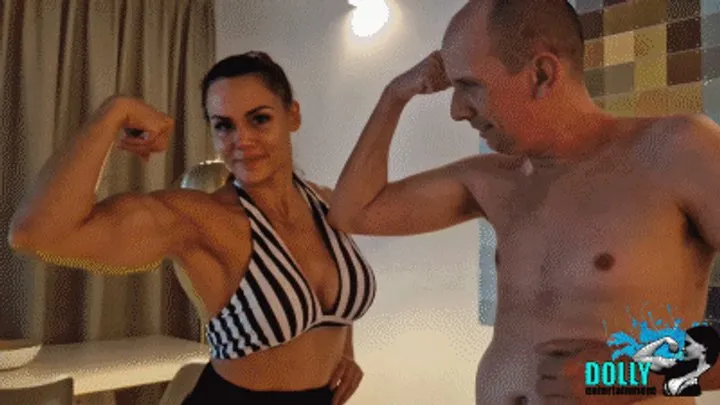 Dolly Movies - How is a wrestling session going with Dolly? Look :)