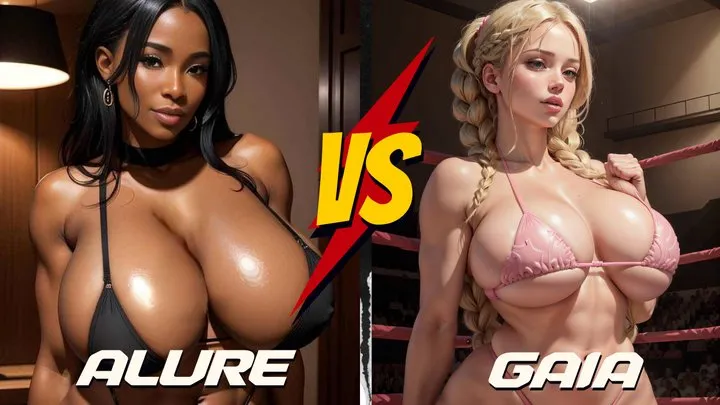 Nicolewrestles - Big Tit Female Wrestling: Gaia challenges Alure LOW