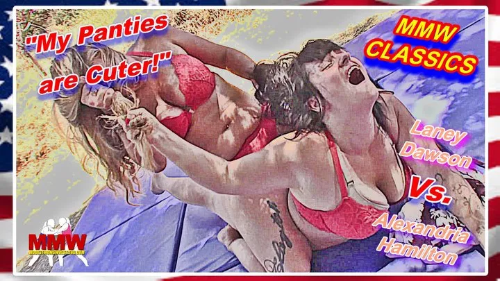 Modest Moms Wrestling - My Panties Are Cuter! WMV