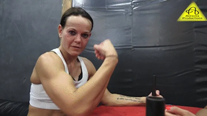 Antschas Wrestling And Fetish Store - Armwrestling Nikki vs Kim