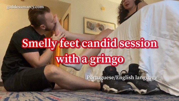 Goddess Marcy - Smelly Feet Candid Session with a Gringo