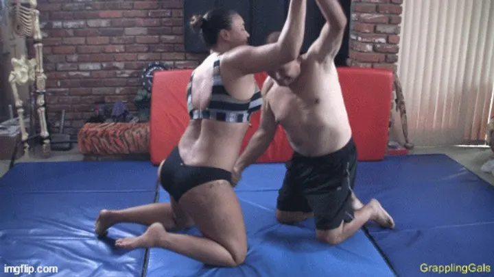 Grappling Gals - GR 438 Megan Jones vs Bob Earl