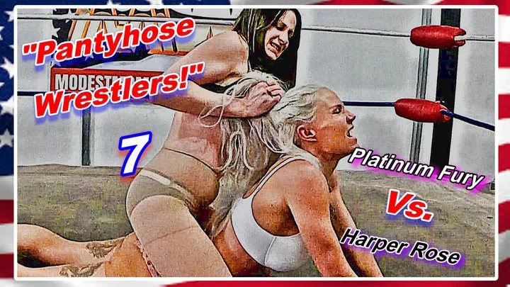 Modest Moms Wrestling - Pantyhose Wrestlers! 7