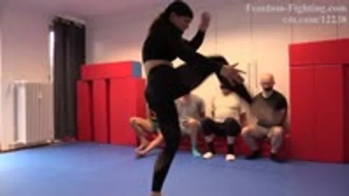 German Goddess Femdom Fighting - Caught in Spider's Web: Sophia's Hostage Roost