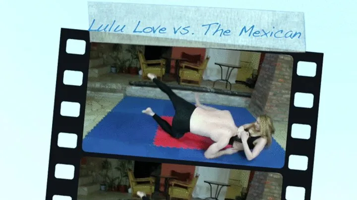 European Fight Club Mixed Wrestling - Lulu Love vs The Mexican - semi-competitive