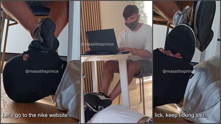 Massitheprince - Draining the slave's credit card online (part 1 of 2)