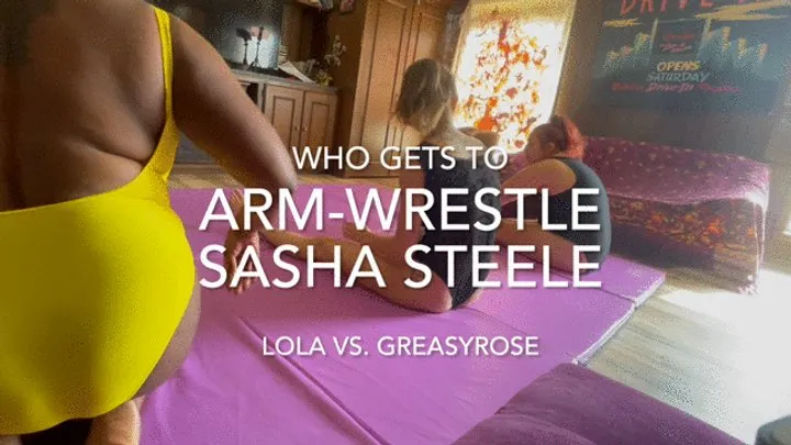 Rose's Garage - Who gets to Arm Wrestle Sasha Steele