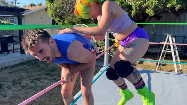 Butt Wrestling Inc - Bill vs Morrigan: Rope Match