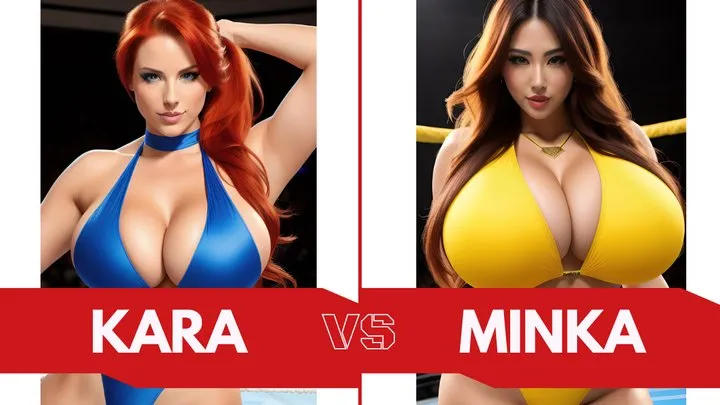 Nicolewrestles - Big Tit Topless Female Wrestling: Minka Kim vs Kara Murphy WMV