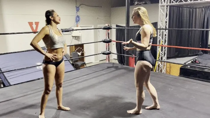 Pandemic Pro Wrestling - Two Barefoot Amazons Pin Each Other Multiple Times