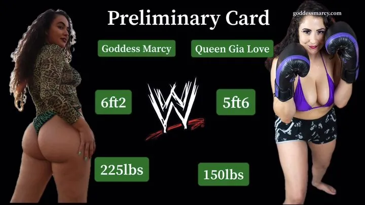 Goddess Marcy - Competitive Wrestling AFT#3: Goddess Marcy VS Queen Gia Love - Preliminar Card