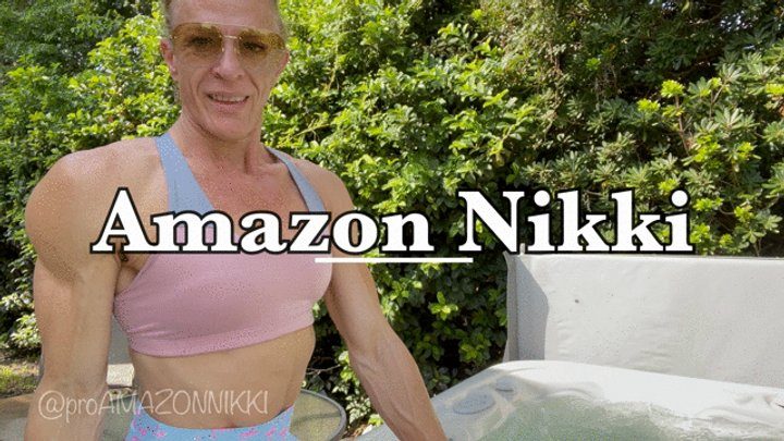 Amazon Nikki - 6ft blonde amazon fbb feet and pads! The BEST pair of feet on the internet! Size 11