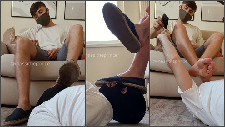 Massitheprince - Clean the soles of my espadrillas and my sweaty feet