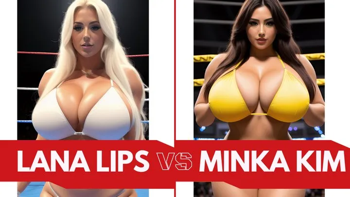 Nicolewrestles - Big tit female pro wrestling: Minka takes on Lana Lips for the championship HD