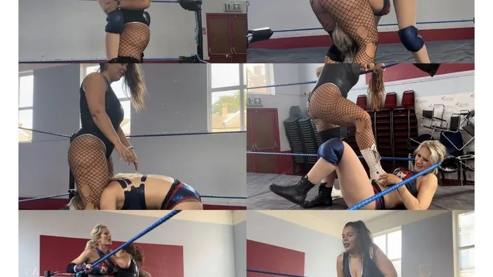 Nadia Sapphire - LIFT & CARRY, BEAR HUGS, PEDIGREE & PILEDRIVER ATTEMPTS, BELLY PUNCHING