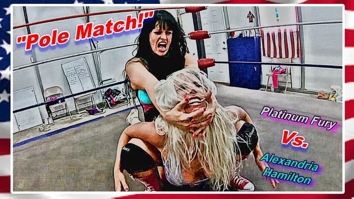 Modest Moms Wrestling - Pole Match! WMV