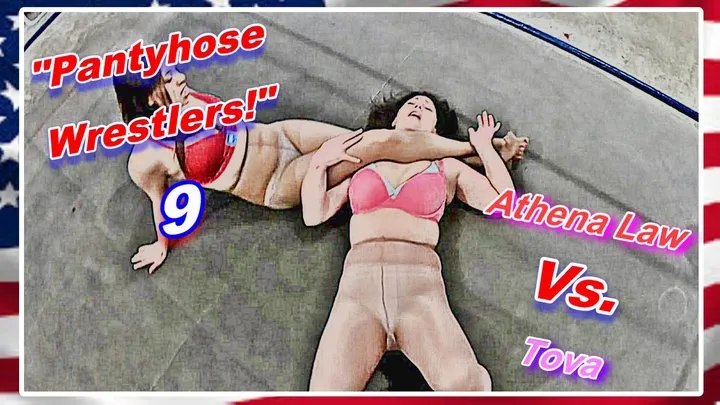 Modest Moms Wrestling - Pantyhose Wrestlers! 9