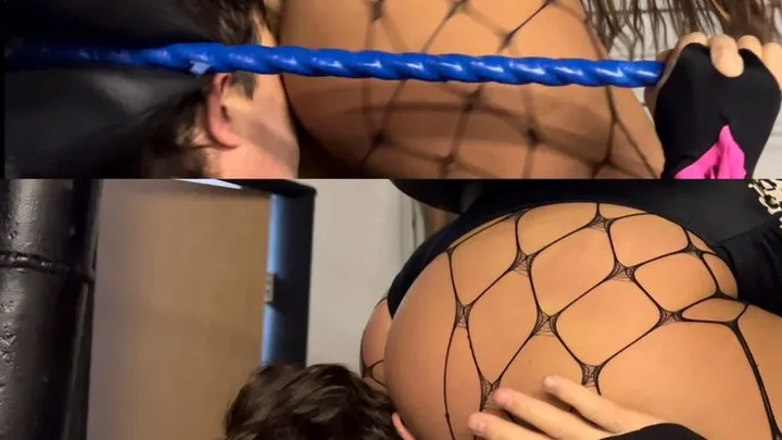Nadia Sapphire - kiss my ass club mixed wrestling match