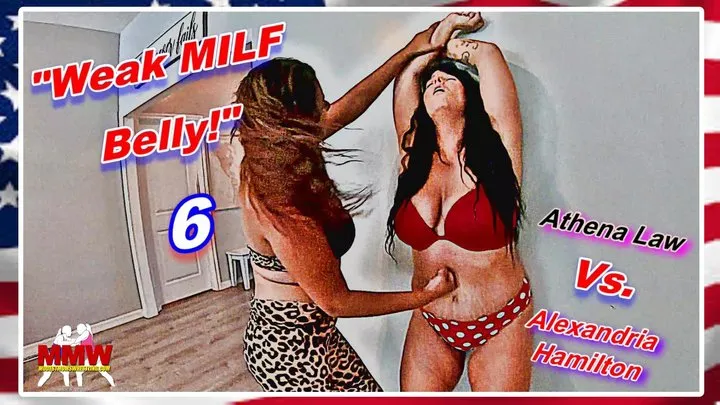 Modest Moms Wrestling - Weak MILF Belly! 6 WMV