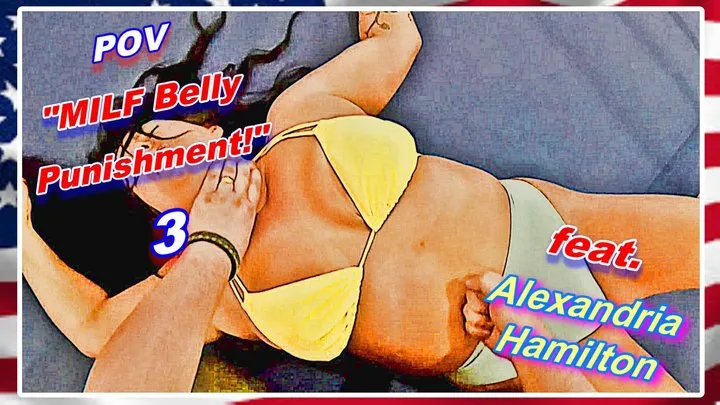Modest Moms Wrestling - POV: MILF Belly Punishment! 3 WMV