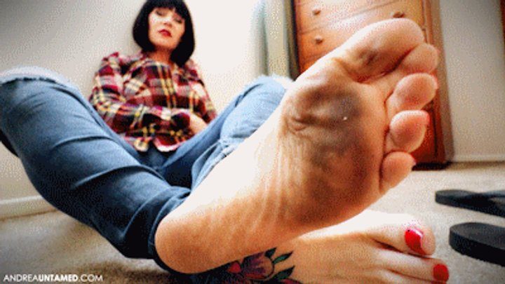 Miss Untamed Femdom Fetish Clips - Filthy Feet Humiliation