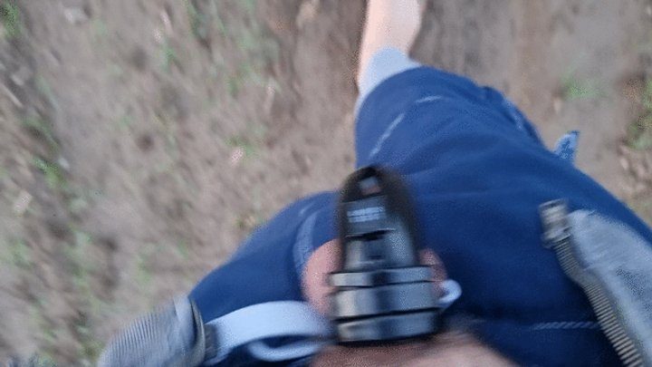 Ladsfeet And Tickling - Barefoot Chastity Muddy Hike HD 6 Days Locked