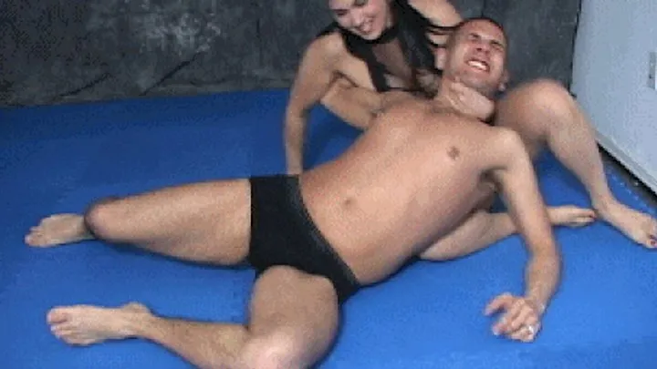 Brutal Women Wrestling Videos - Jade Indica finishing figure four-1080 WMV