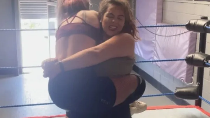 Nadia Sapphire - bearhugs and body scissors