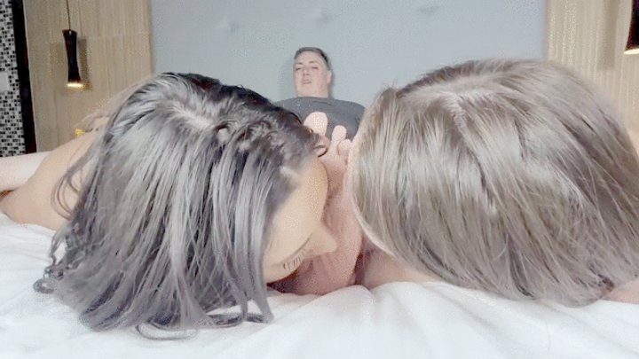 Fat Boy And Friends Vs Girls - WORSHIPING AND SUCKING THE GIANT FOOT OF THE KING - BY KING RENATO COLOSSOS, ISABELITA AND MEGAN BIG BUTT - CLIP 4 IN FULL HD