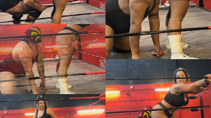 Nadia Sapphire - kiss my ass match