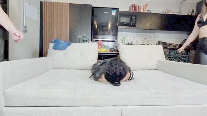 Fetish Factory Brazil Smother And S - FIGHT TO SURVIVE UNDERNEATH TWO HEAVY GODDESSES ON THE HARD SOFA - BY BRITNEY HUNTER AND SCARLET WHITE - CLIP 1 IN FULL HD