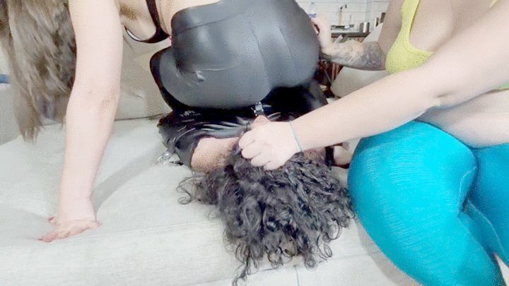 Fetish Factory Brazil Smother And S - FIGHT TO SURVIVE UNDERNEATH TWO HEAVY GODDESSES ON THE HARD SOFA - BY BRITNEY HUNTER AND SCARLET WHITE - CLIP 3 IN FULL HD