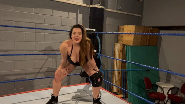 Nadia Sapphire - mixed wrestling, low blows, scissor holds, stinkfaces and face sitting