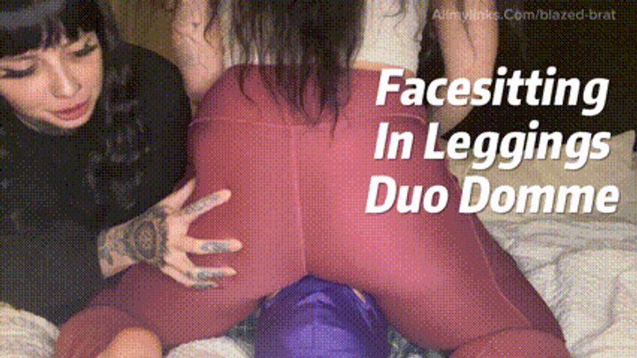 Blazedbrat - Facesitting in Leggings, Duo Domme