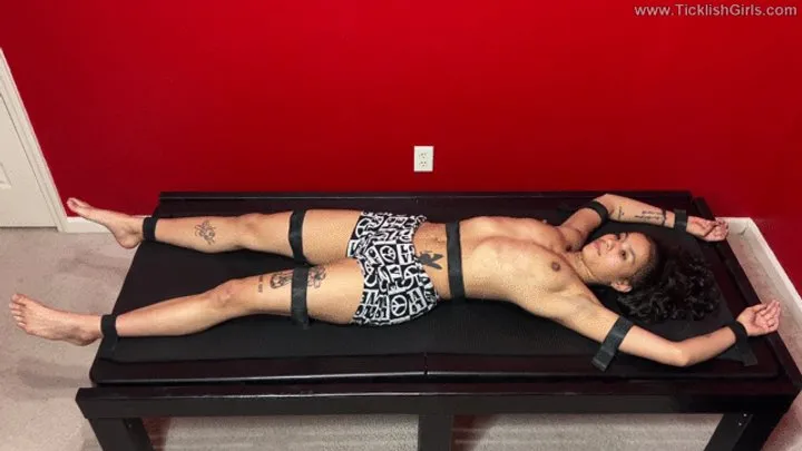 Ticklish Girls - Brooklyn Topless on the Tickle Table - (MP4)