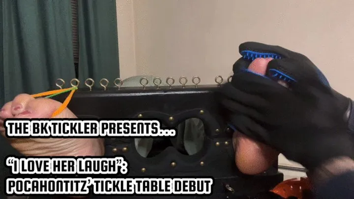 The Bk Tickler - “I LOVE HER LAUGH”: POCAHONTITZ’ TICKLE TABLE DEBUT