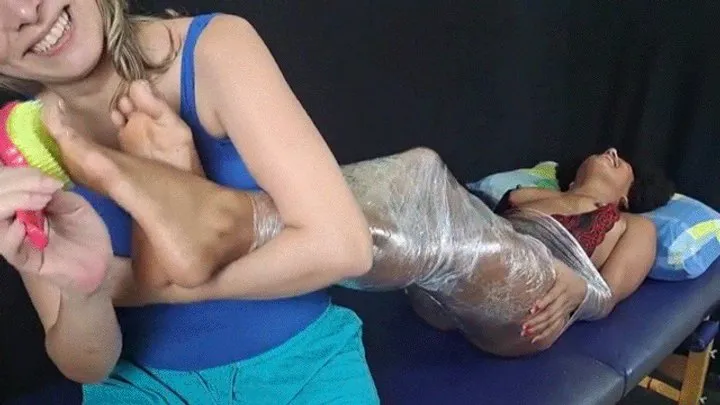 Brazilian Tickling Site - Ticklish Suzy - TICKLED ON THE TABLE - FULL HD