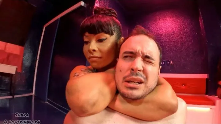 Inaraadoutrinadora - Melissa Ramos and QUEEN Goddess's first wrestling lesson