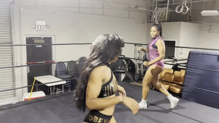 Pandemic Pro Wrestling - 2 out of 3 falls match: Beauty v Cocoa