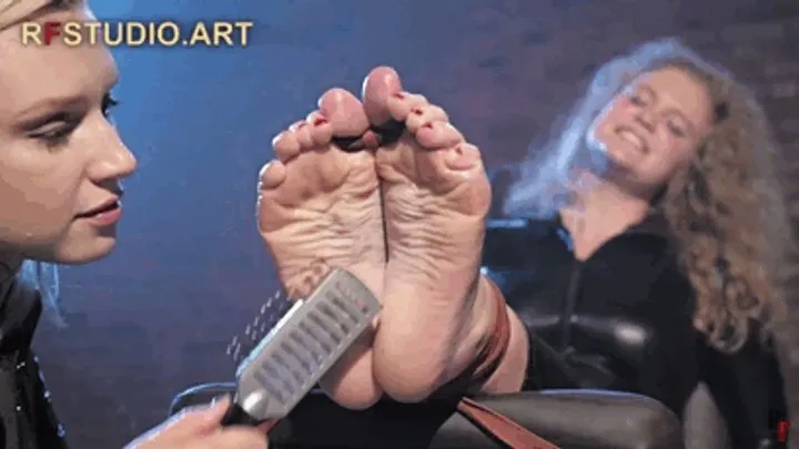 Rf Studio Production - Astrid enjoys tormenting Vanda part 2 - Foot tickling (UHD 4K MP4)