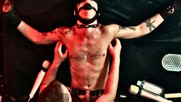 Nathan Justice - Go-Go Dancer Nate Tickle-Milk Destruction Strapped To The Bed (Part 6)