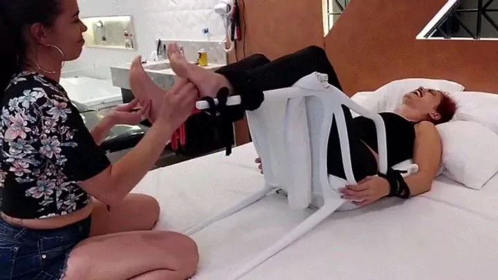 Brazilian Tickling Site - Manu And Marcia On The Tickle Chair - MANU TICKLED - 4K
