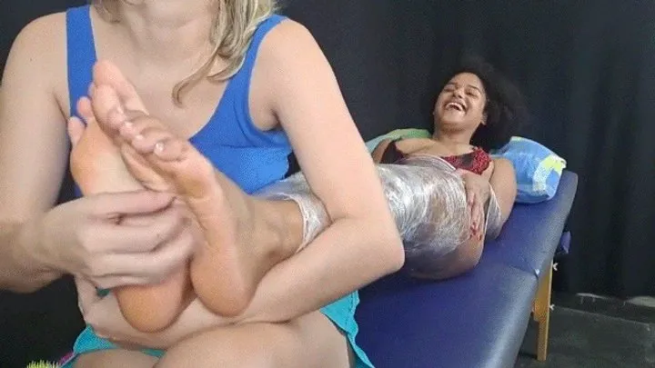 Brazilian Tickling Site - Ticklish Suzy - TICKLED ON THE TABLE - HD