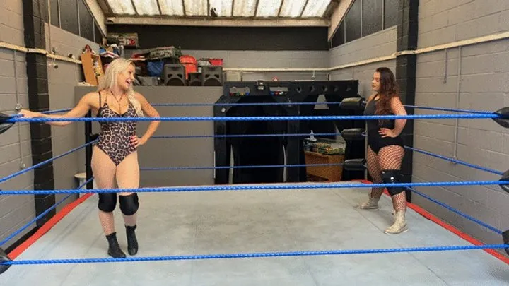 Power Girls Pro Wrestling - lift and carry, bear hugs and KO's