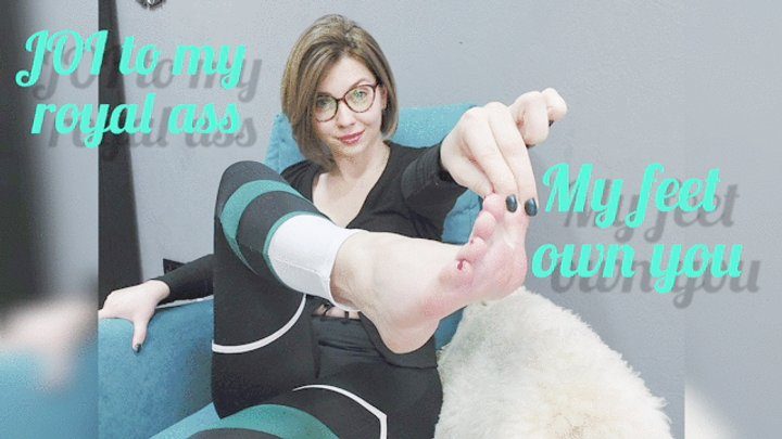 Russian Seductress - My feet and ass owns you! JOI and edging