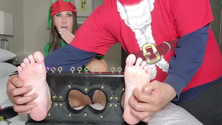 My Pretty Feet Store - Elf's Jolly Tickle Punishment