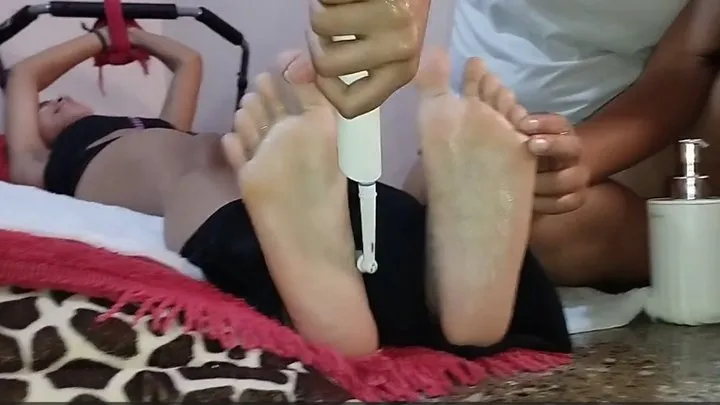 Ninosticklingstudio - Part 2 Full Body Tickling Session Gaby Tk Sara