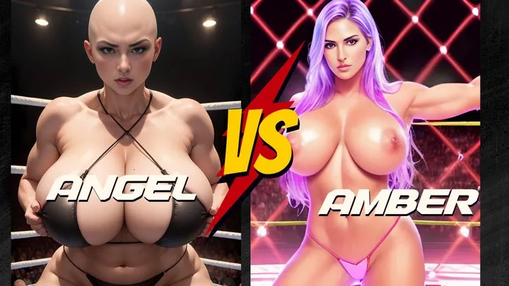 Nicolewrestles - Topless big tit female pro wrestling: Amber's Debut HD