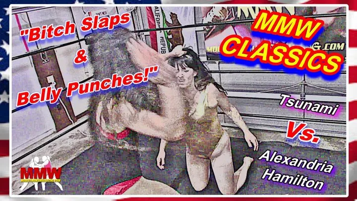 Modest Moms Wrestling - MMW CLASSICS - Bitch Slaps and Belly Punches!
